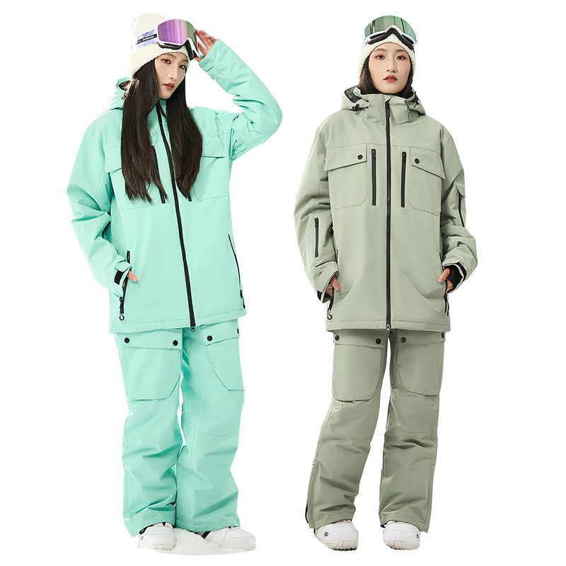 Outdoor Sport Jacket Women'S - Kışlık Kapüşonlu Ceket Pantolon Kadın Kar