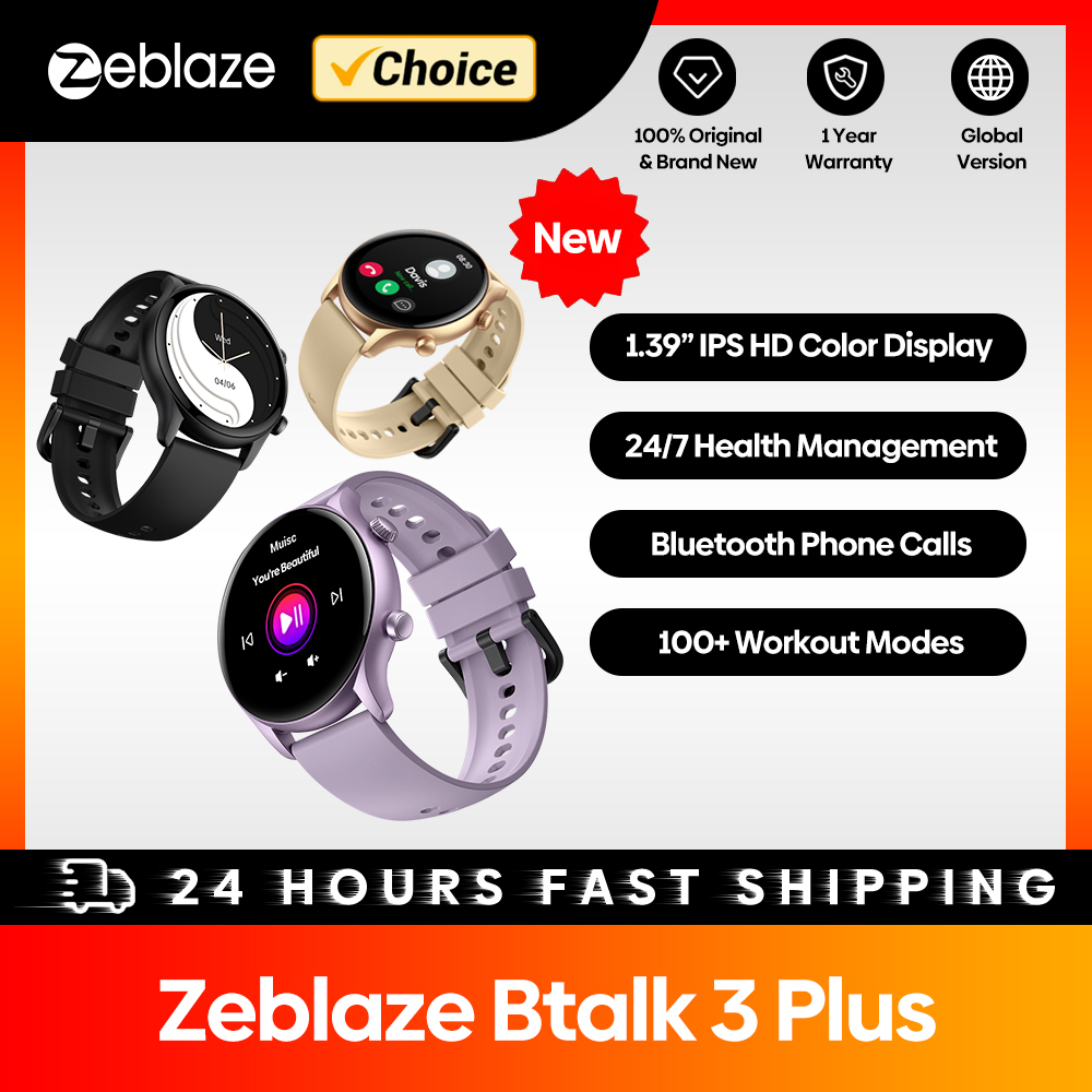Outdoor Sport Smart Watch - Yeni Zeblaze Btalk 3 Plus Sesli