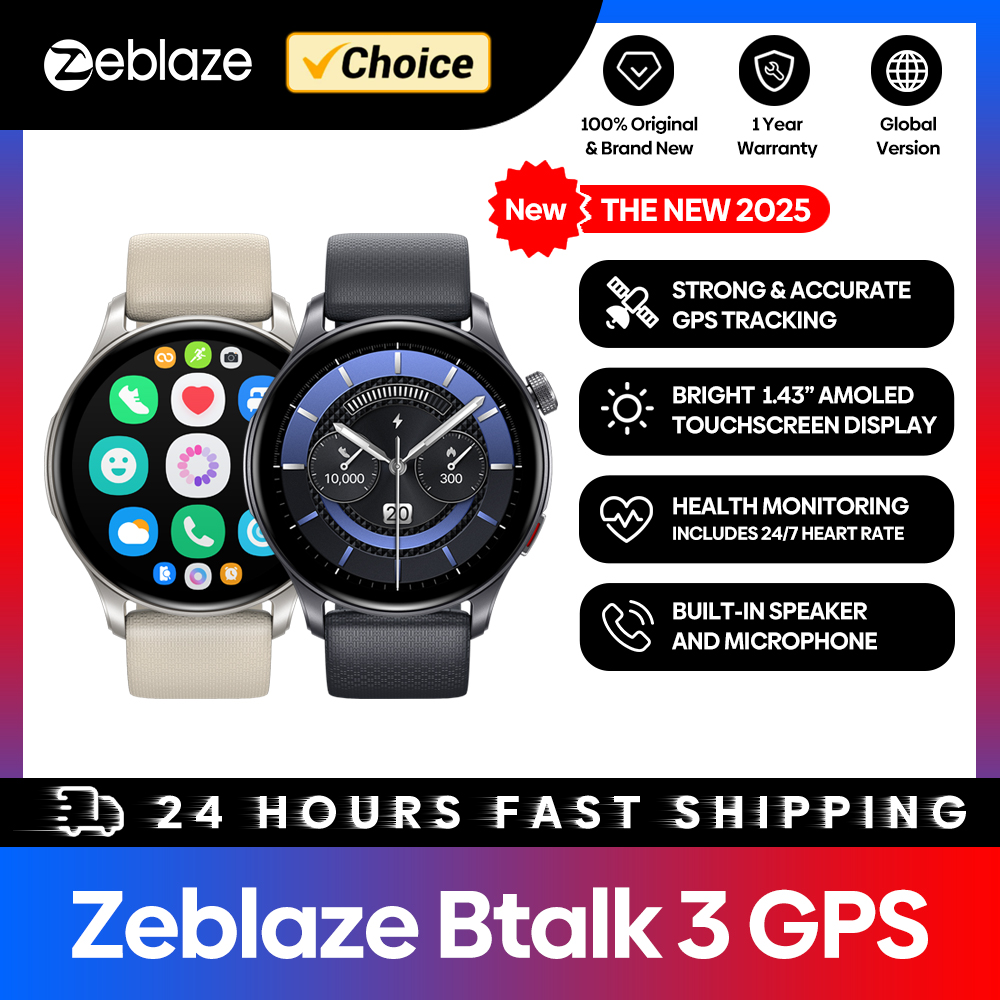 Outdoor Sport Smart Watch - Yeni Zeblaze Btalk 3 GPS Akıllı