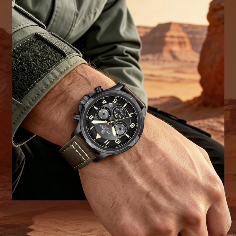 NAVIFORCE Erkek Şık Kronograf  - Outdoor Sport Smart Watch incelemesi ve fiyatı