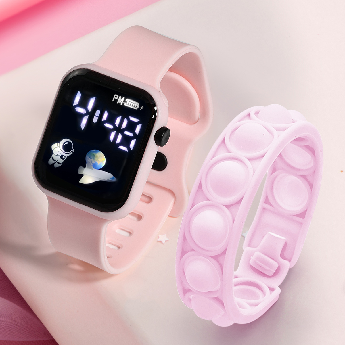 2 adet akılı çocuk saati bilez - Outdoor Sport Smart Watch incelemesi ve fiyatı